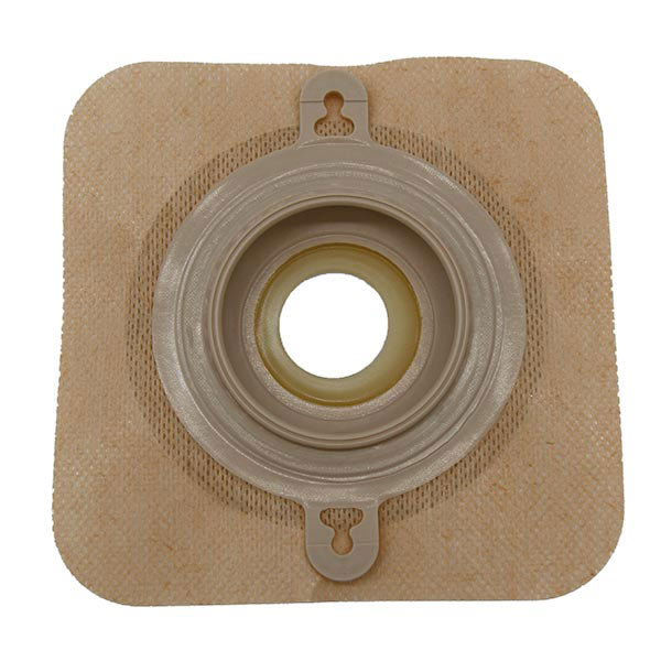 Safe N Simple 5" x 5" 2-Piece Wafer, Extended Wear, Convex, with Tape Collar, Beige, 50 mm, 2" Flange, 1" Precut Stoma Opening-- REPLACES RRSNS7825134