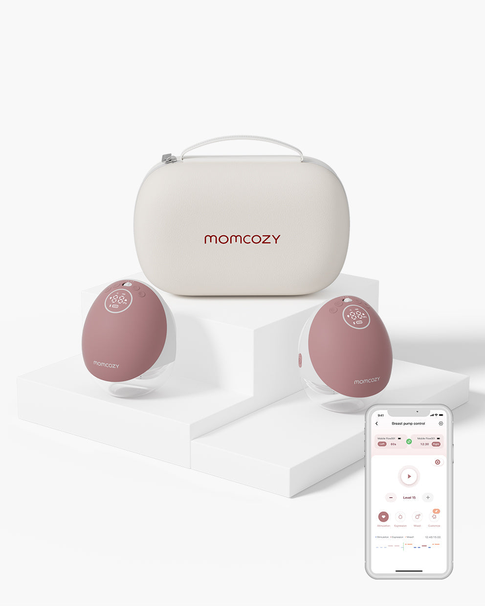 Momcozy Mobile Flow M9 Wearable Breast Pump 1 Box
