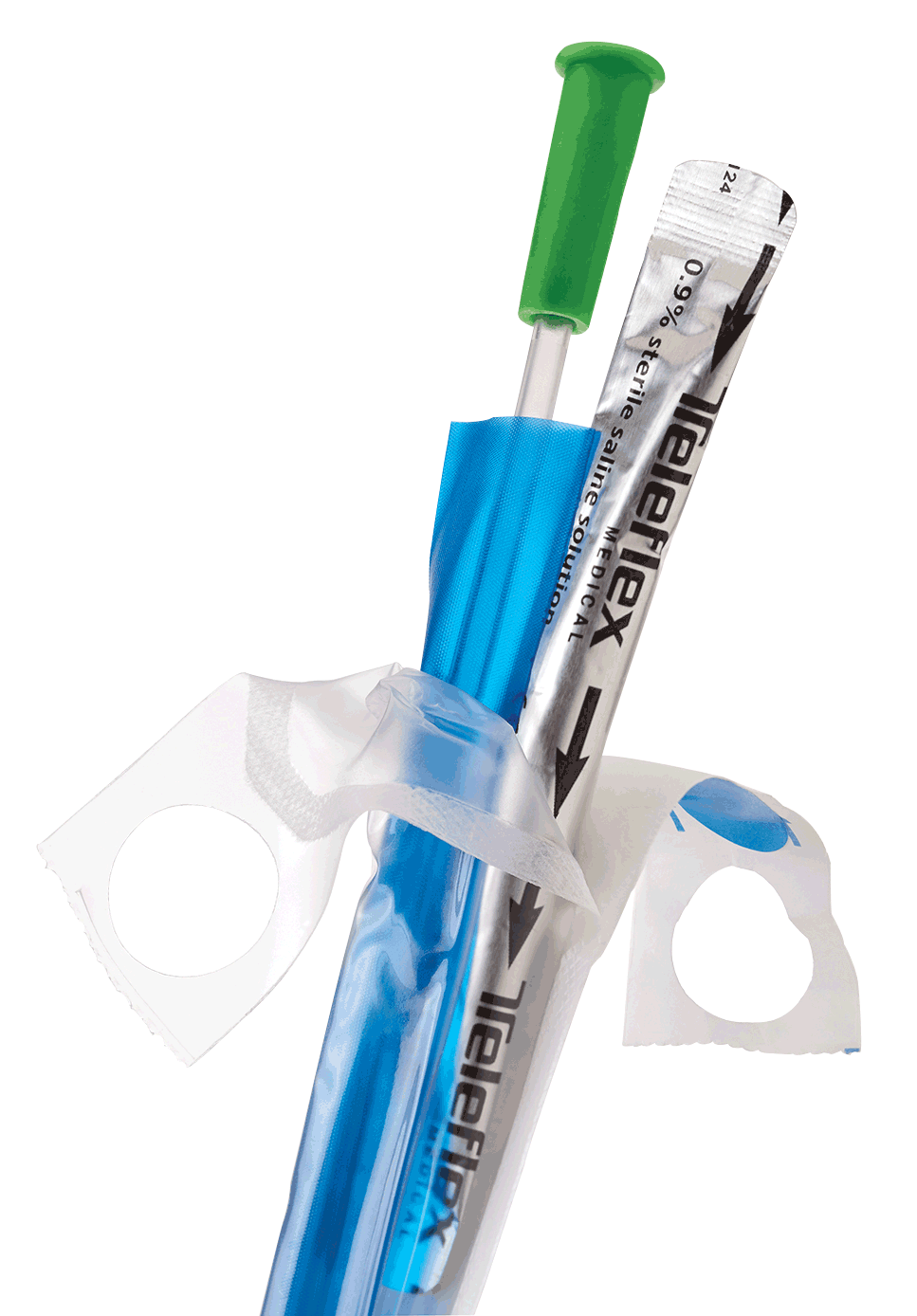 FloCath Quick Hydrophilic Coude Catheter, 10 Fr 16"