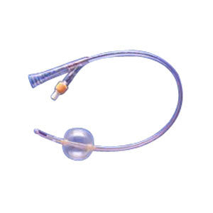 Soft Simplastic Coude 2-Way Foley Catheter 18 Fr 30 cc 1 Each
