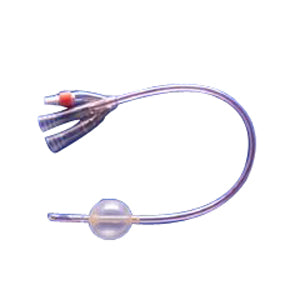 Soft Simplastic 3-Way Foley Catheter 22 Fr 30 cc 1 Each
