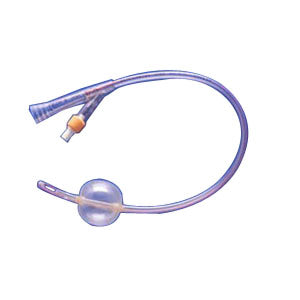 Soft Simplastic 2-Way Foley Catheter 16 Fr 30 cc 1 Each