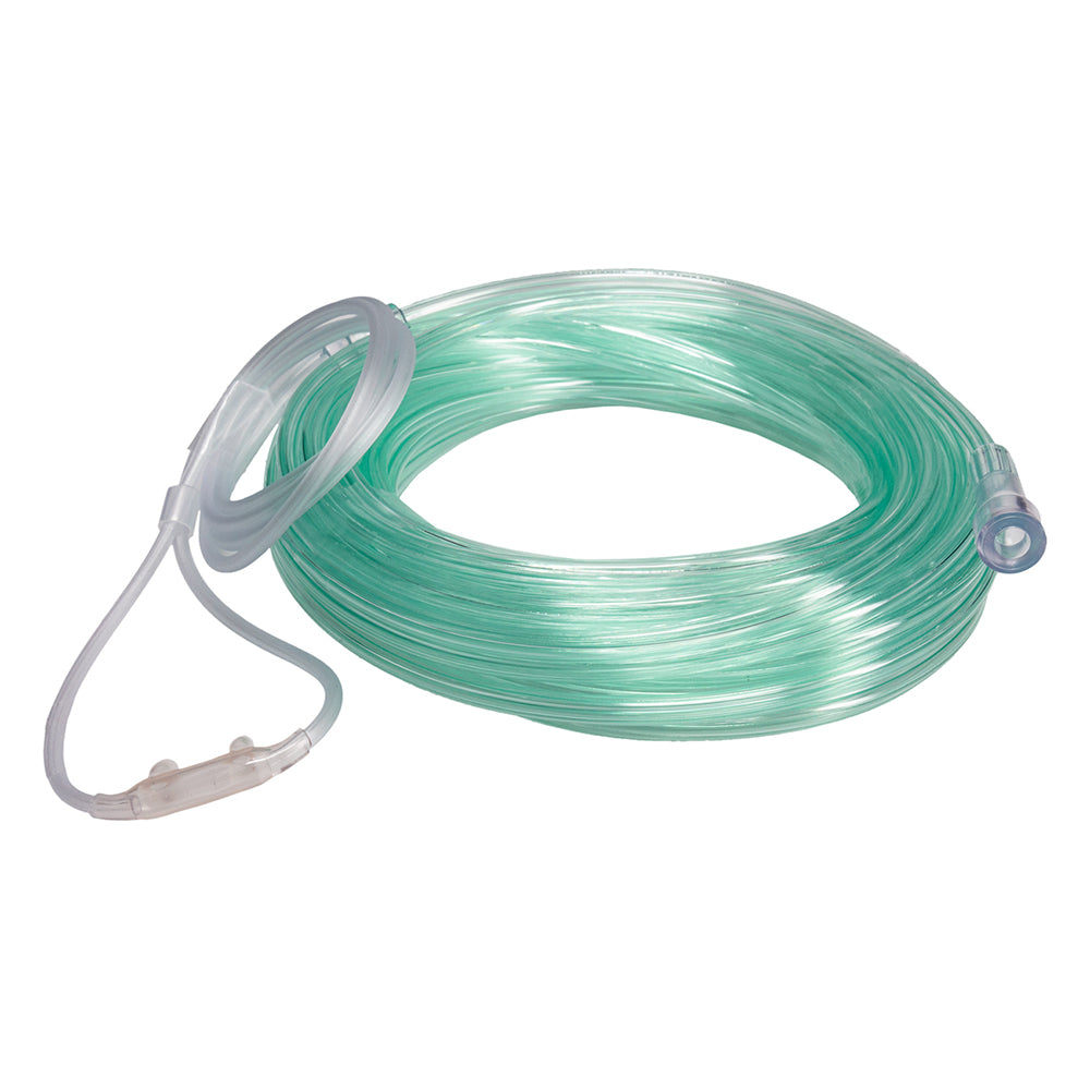 Salter Comfort Soft Plus Adult Cannula with 25' KROT Tubing, Green 1 Each
