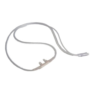 Adult Nasal Cannula with 2" Connector without Tubing 1 Each