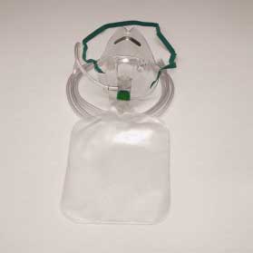 Adult Oxygen Mask w/Soft Anatom. Form w/Thread Grp 1 Each