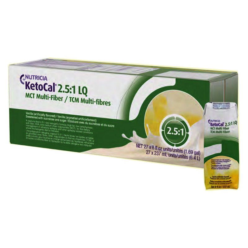 KetoCal 2.5:1 LQ, Vanilla, 8 fl. oz.