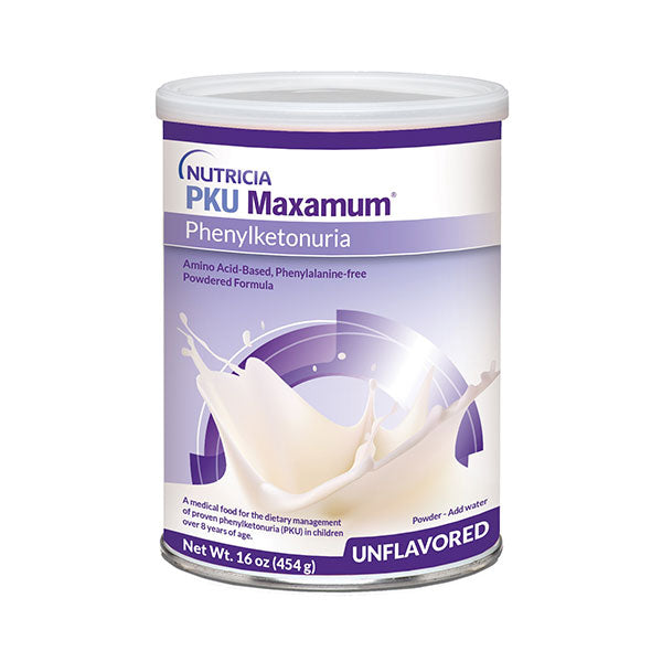 PKU Maxamum Powdered Medical Food, Unflavored, 16 oz., 454g 1 Each
