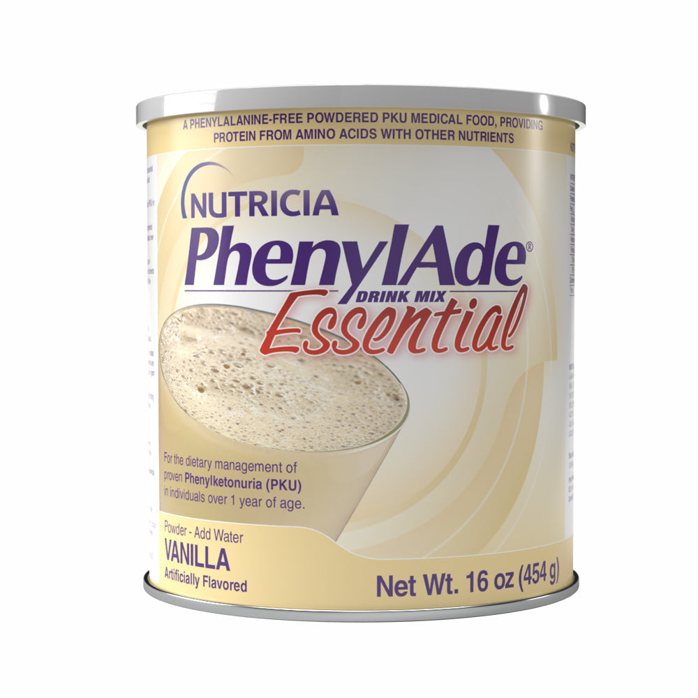 PhenylAde Essential Drink Mix, 1 lb Can (454 g), Vanilla Flavor-- REPLACES SB119869