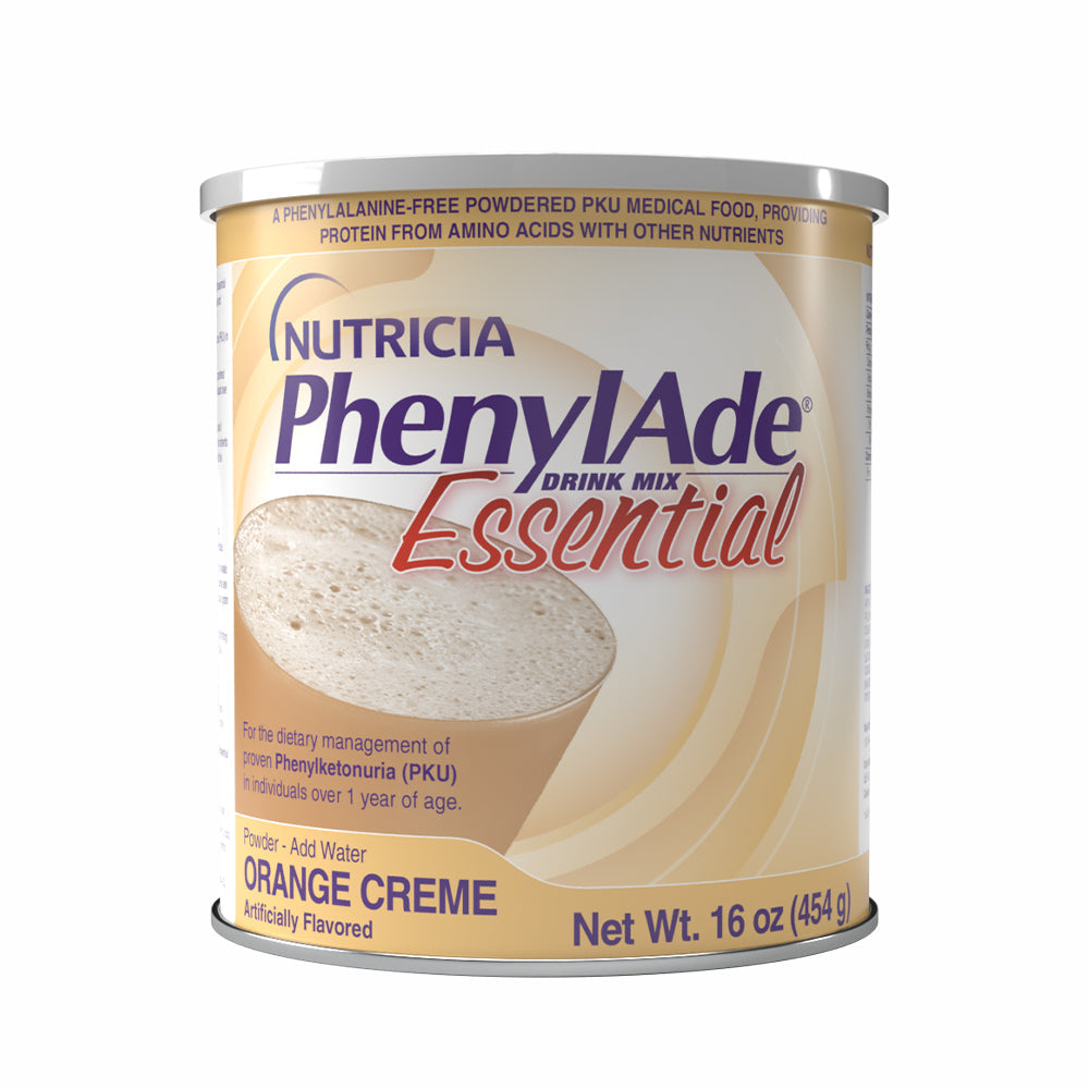PhenylAde Essential Drink Mix, 1 lb Can (454 g), Orange Creme Flavor-- REPLACES SB119870