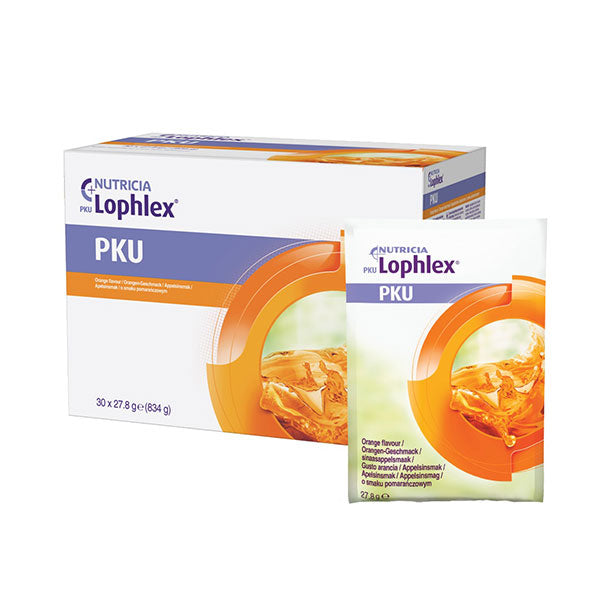 Lophlex Powdered Medical Food Drink Mix 14.3g Sachet, Orange Flavor 1 Each