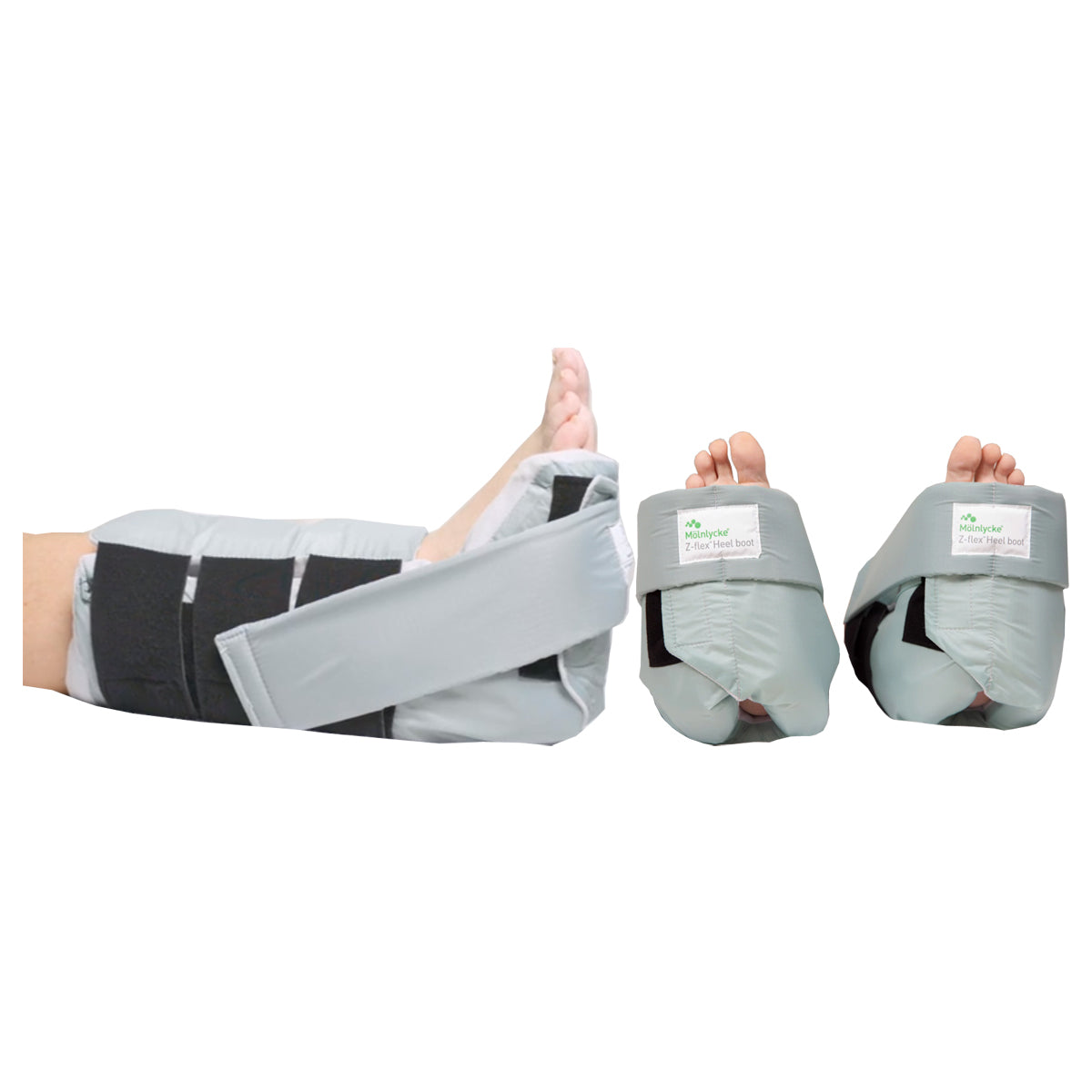 Molnlycke Z Flex Fluidized Heel Protetction Boot with Gate and Ankle Strap. 1 Each