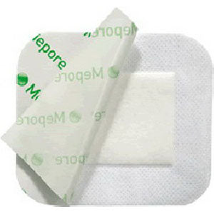 Mepore Adhesive Absorbent Dressing, 3.6" x 12" 30 Box