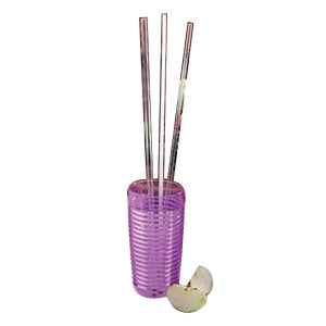 Reusable Drinking Straw, 18" X 3/16" Hole,10/Pack 10 Pack