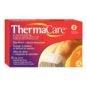 Thermacare Air-Activated Heat Wraps, Back and Hip, Large/X-Large 2 Box