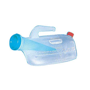 Spill-Proof Male Urinal, 1 Liter (32 oz.), L/F 1 Each