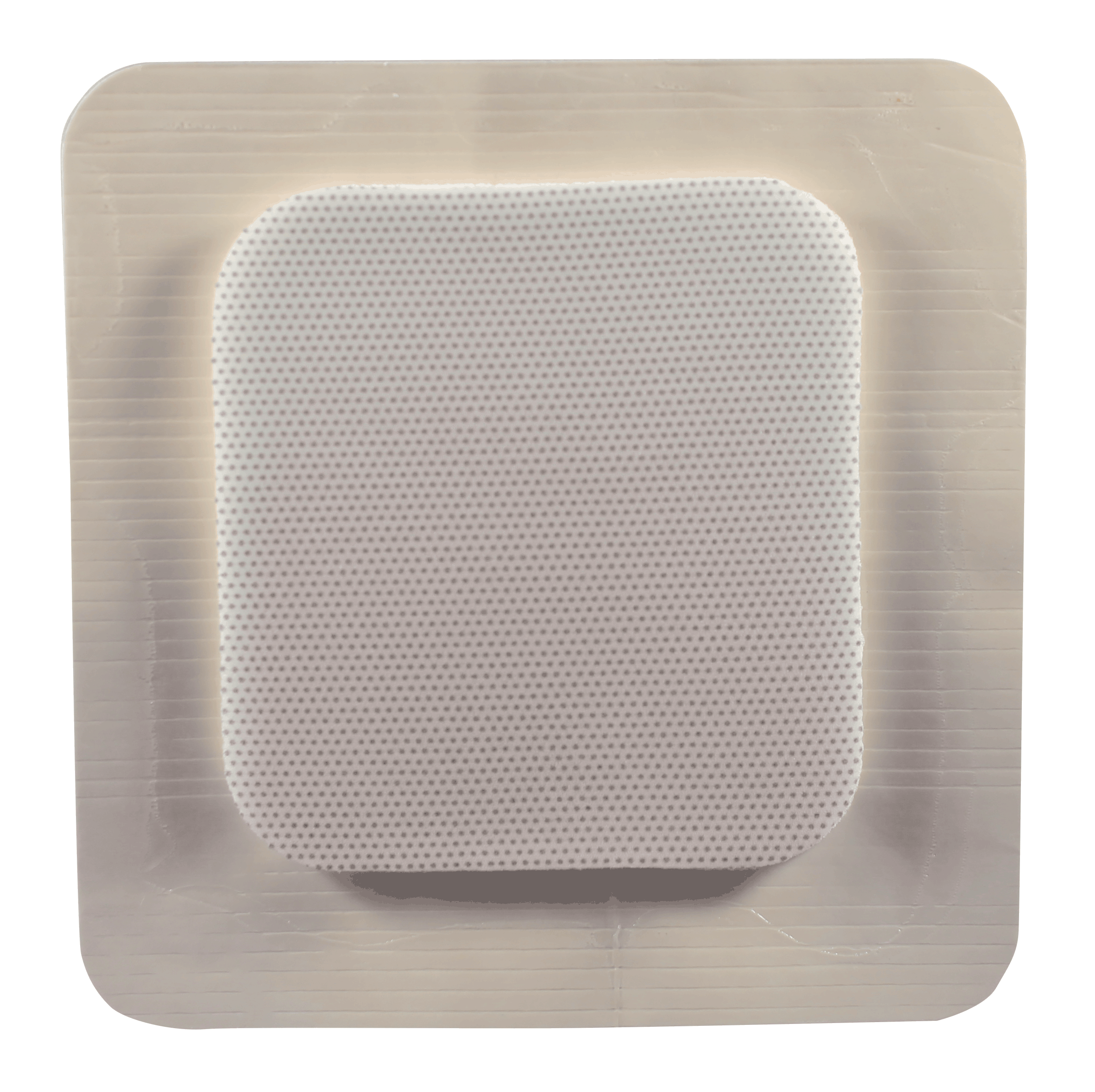 MediPlus-Comfort Foam Border Ag Island Dressing, 8" x 8", Pad Size 5.5" x 5.5"
