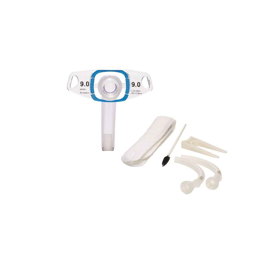 Smiths Medical ASD, Inc. BLUselect Tracheostomy Tube with Wedge, Uncuffed, Non-Fenestrated, Size 6.0