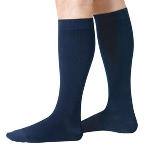 232C Essential Cotton Calf, 20-30mmHg, Women's, Medium, Long, Navy 1 Each