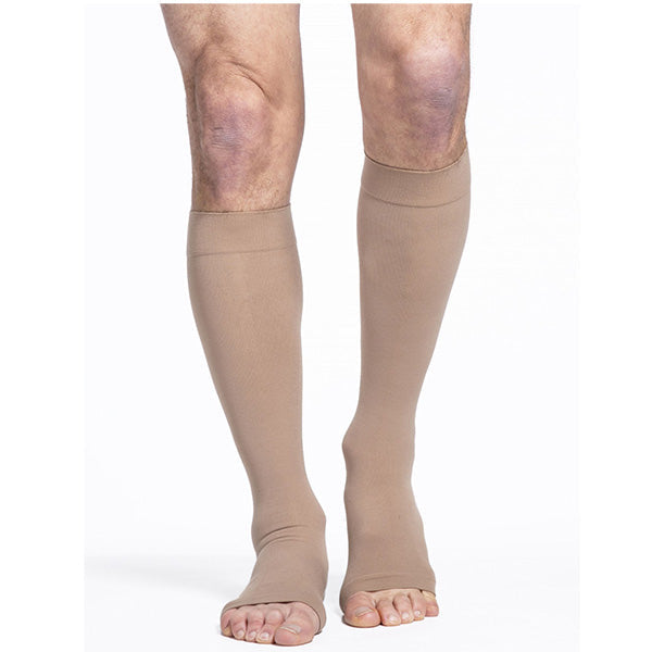 232C Essential Cotton Calf, 20-30mmHg, Open Toe, X-Large, Long, Crispa 1 Each