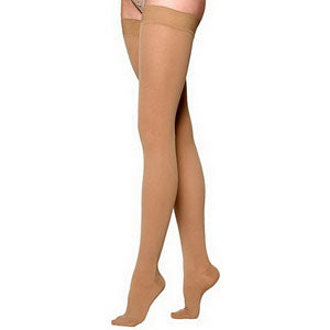 232N Essential Cotton Thigh, 20-30mmHg, Women's, Large, Long, Crispa 1 Each