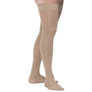 233N Essential Cotton Thigh, 30-40mmHg, Men's, Large, Short, Crispa 1 Each
