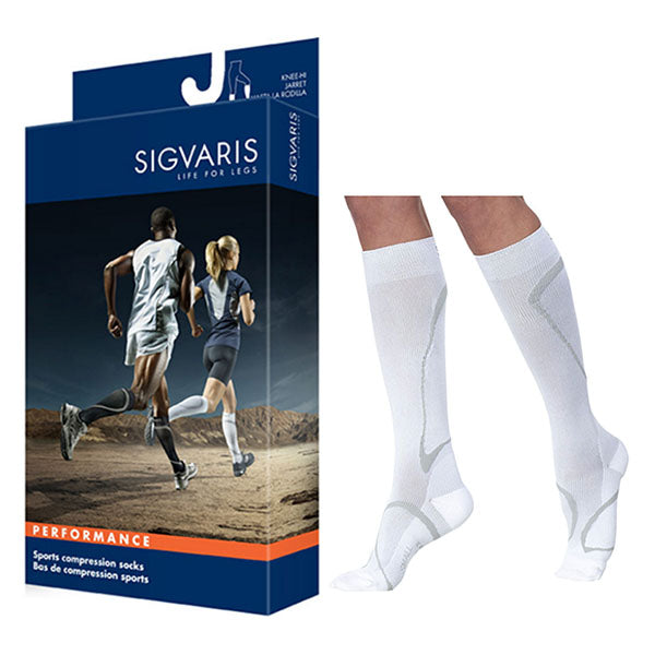 412C Motion High Tech Calf, 20-30mmHg, Unisex, Size LL, White 1 Each
