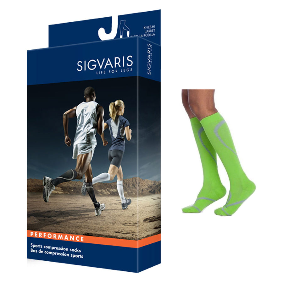 412C Motion High Tech Calf, 20-30mmHg, Unisex, Size MM, Lime 1 Each