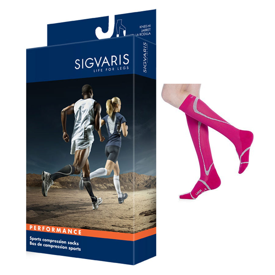 412C Motion High Tech Calf, 20-30mmHg, Unisex, Size MM, Pink 1 Each