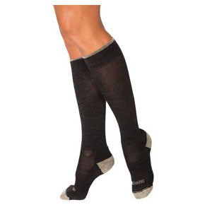 421C Merino Outdoor Socks Calf, 15-20mmHg, Unisex, Medium, Charcoal 1 Each