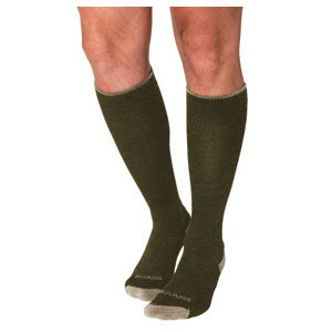 421C Merino Outdoor Socks Calf, 15-20mmHg, Universe, Small, Olive 1 Each