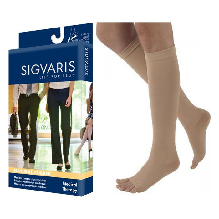 503C Natural Rubber Calf, 30-40mmHg, Unisex, Size S1, Beige 1 Each