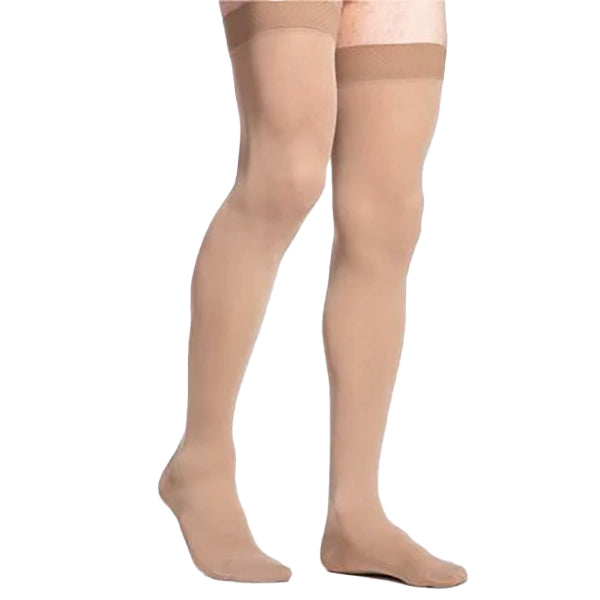 503N No Grip Natural Rubber Thigh, 30-40mmHg, Unisex, Size M1, Beige 1 Each