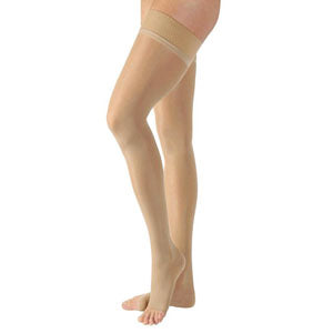 503N No Grip, Natural Rubber Thigh, 30-40mmHg, Unisex, Size S1, Beige 1 Each
