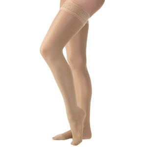 782N Style Sheer Thigh, 20-30mmHg, Women's, Medium, Long, Natural 1 Each
