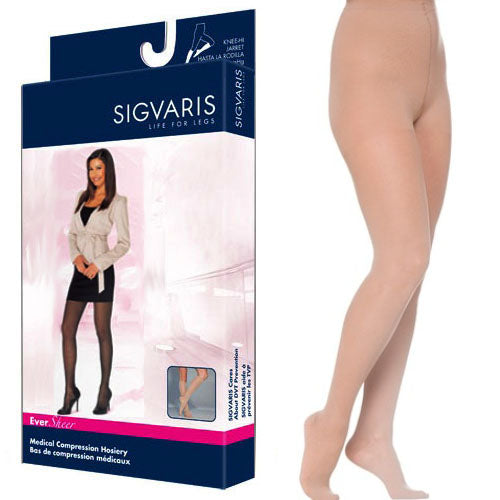 782P Style Sheer Pantyhose, 20-30mmHg, Women's, Medium, Long, Natural 1 Each