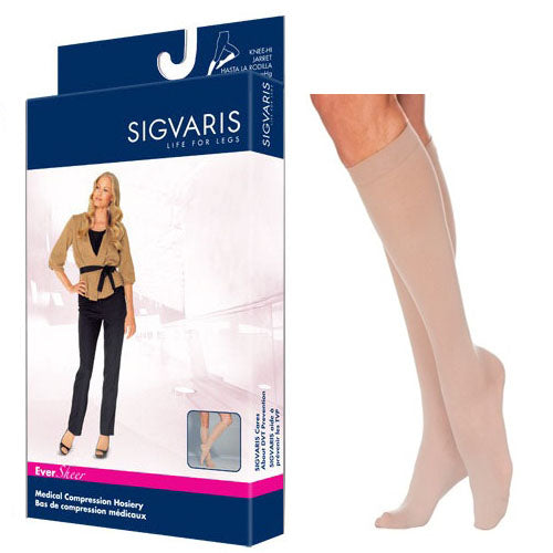 783C Style Sheer Calf, 30-40mmHg, Women's, Large, Short, Natural 1 Each