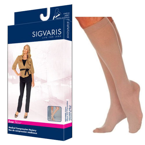 783C Style Sheer Calf, 30-40mmHg, Women's, Small, Short, Natural 1 Pack