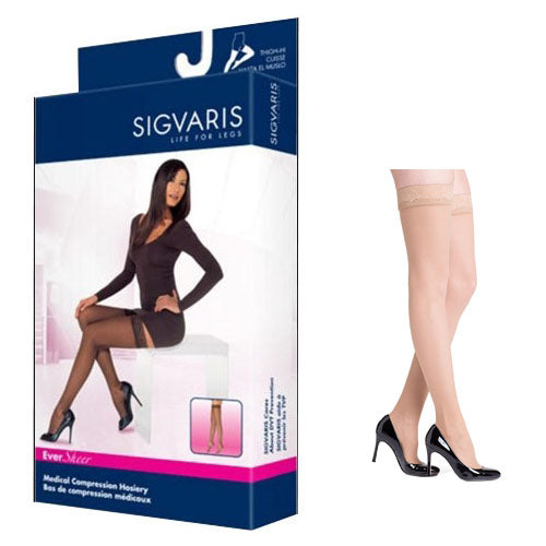 783N Style Sheer Thigh, 30-40mmHg, Women's, Large, Short, Natural 1 Each