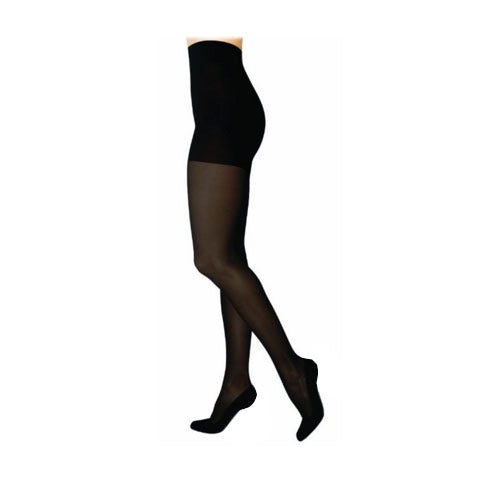 842P Style Soft Opaque Pantyhose, 20-30mmHg, Women's,  Large, Long, Black 1 Each