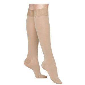 862C Essential Opaque Calf with Grip-Top, 20-30mmHg, Women's, X-Small, Crispa 1 Each