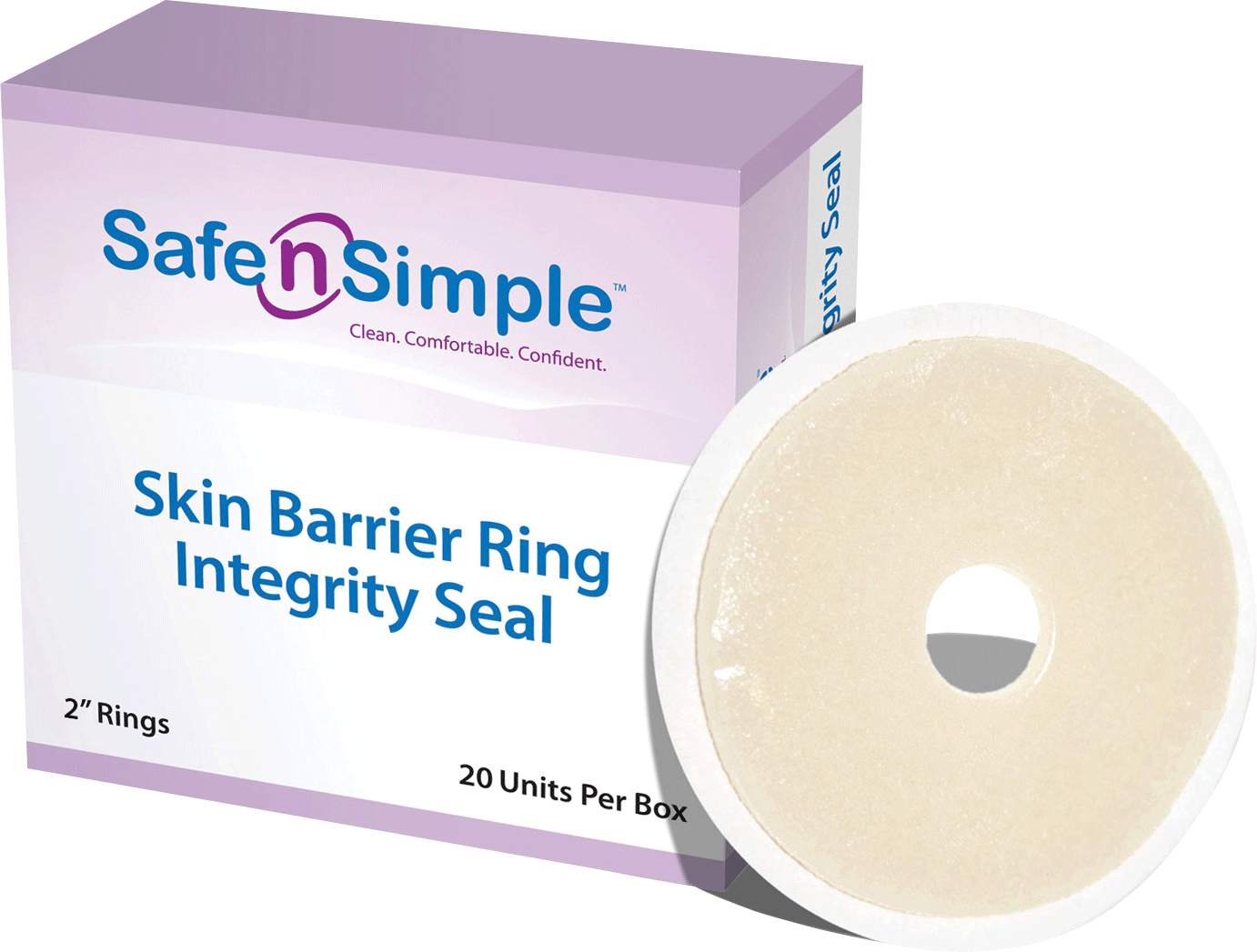 Integrity Skin Barrier Rings, 2" 20 Box