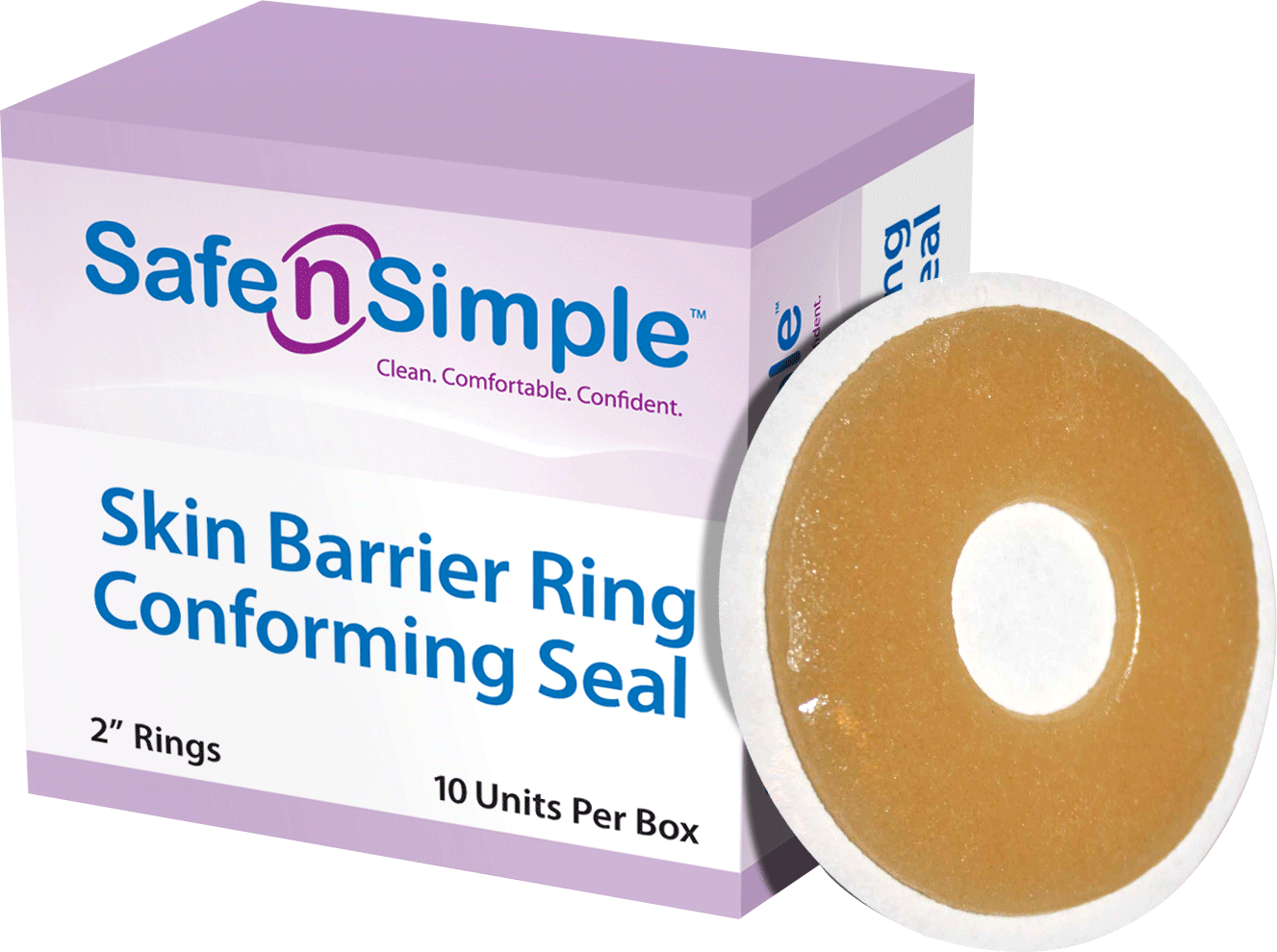 Conforming Adhesive Seals, 2" Skin Barrier Ring 10 Box