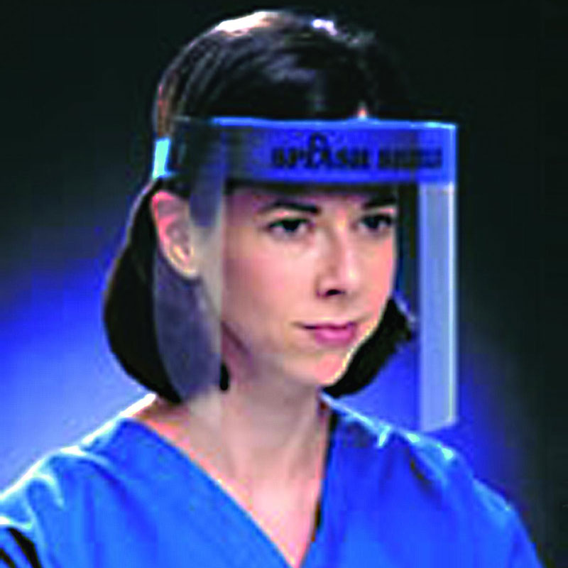 Full Face Shield, 7-1/2", 13" Impenetrable Foam Barrier 24 Box