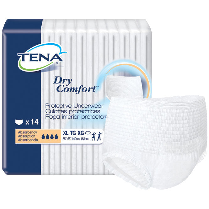 Tena Dry Comfort Protective Underwear X-Large, 55"- 66"