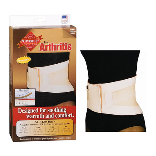 Sportaid Back Support Arthritis Neoprene ThermaDry, Beige, X-Large 1 Each