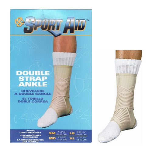 Sport Aid Double Strap Ankle Support, Large 1 Each