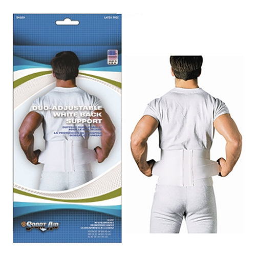 Sportaid Durofoam Back Belt, White, X-Small 1 Each