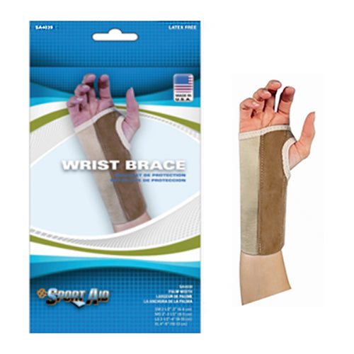 Sportaid Wrist Brace, Palm Stay, Beige, Right, Medium 1 Each