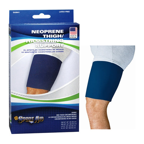 Sportaid Neoprene Thigh/Hamstring Support, Large 1 Each