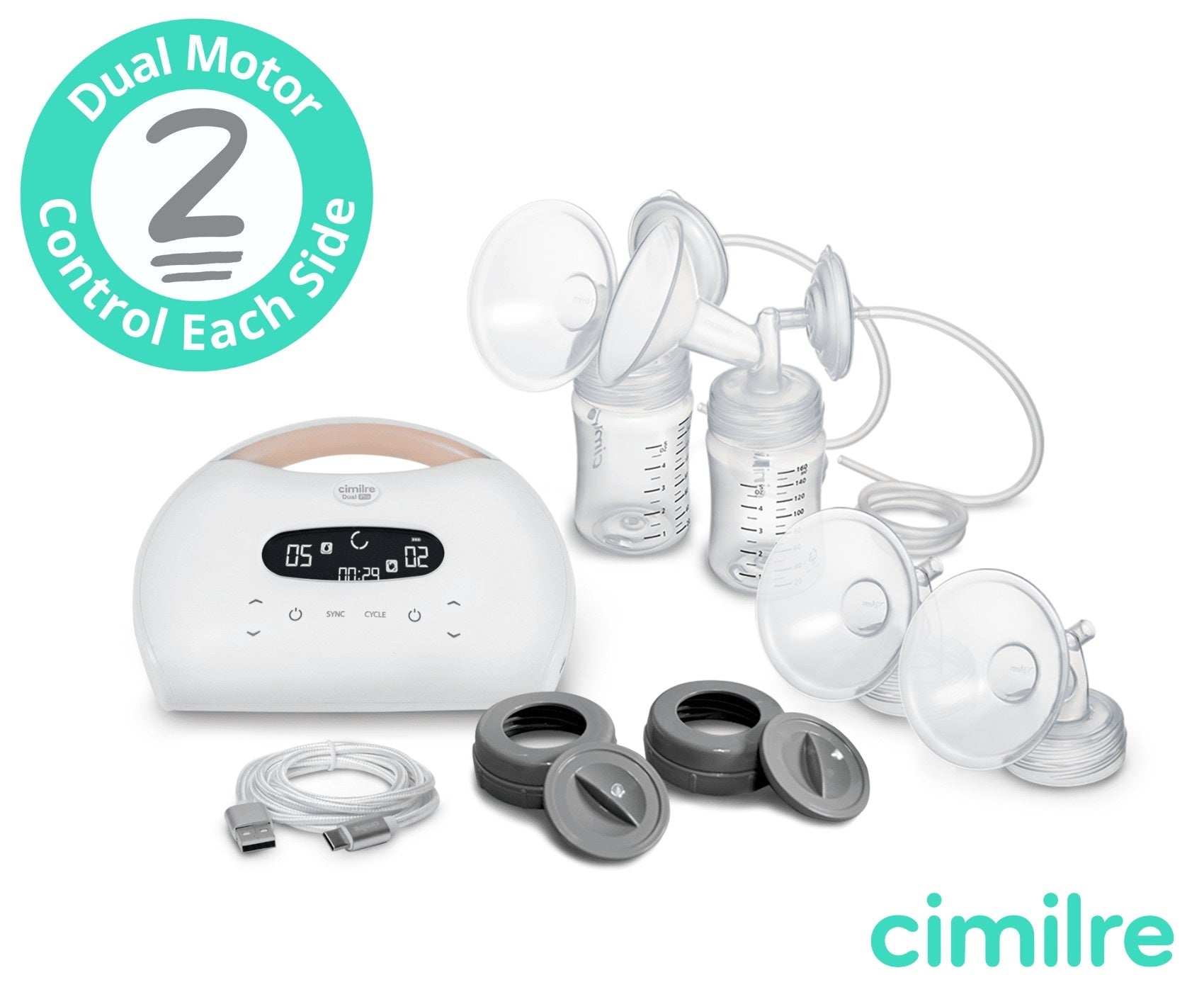 Cimilre S7 Dual Pro Rechargeable Breast Pump 1 Each